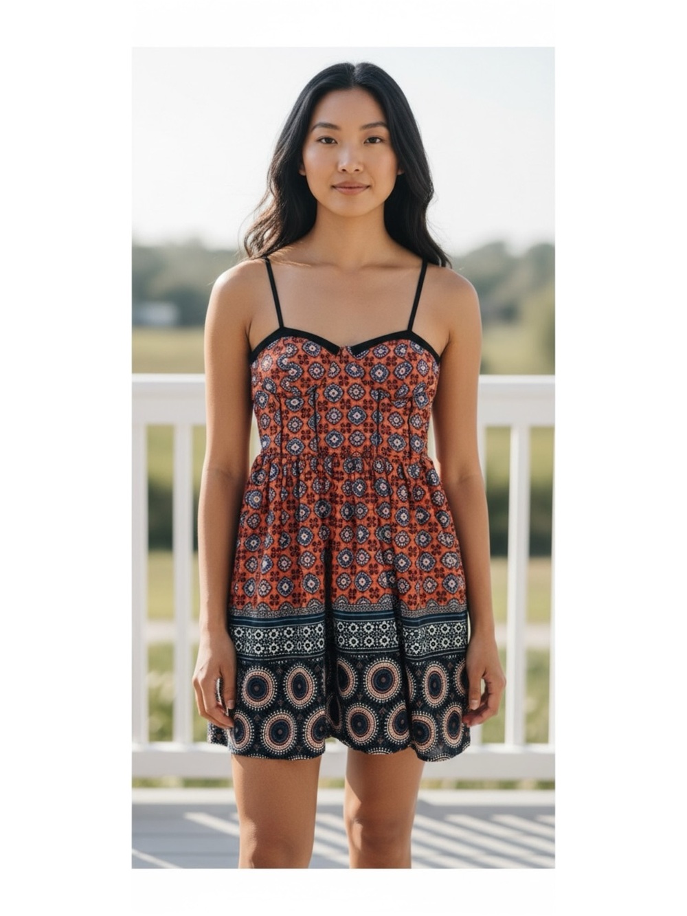 Band of Gypsies women’s elastic back mini dress size S